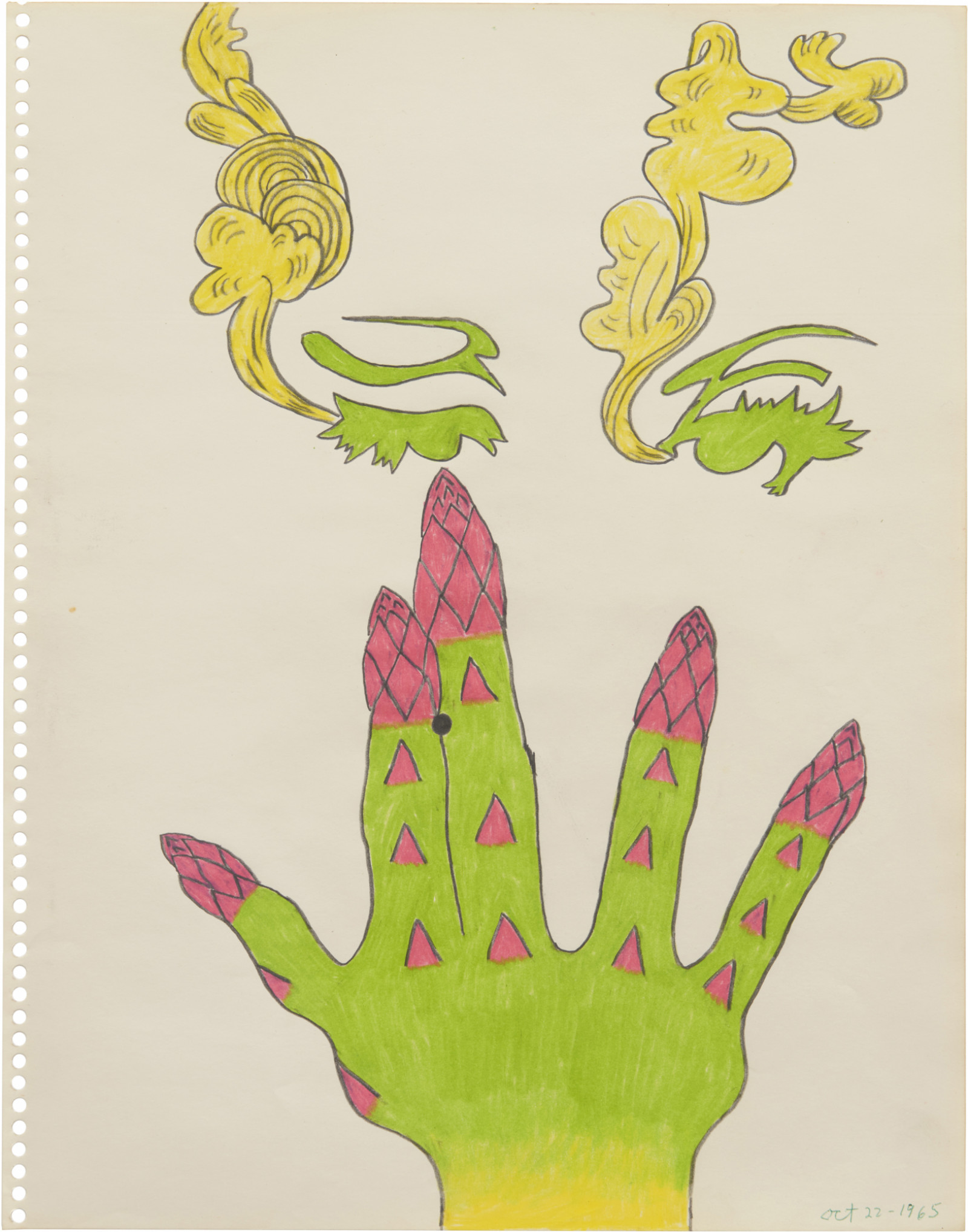 Drawing, dated September 1 - November 9, 1965
