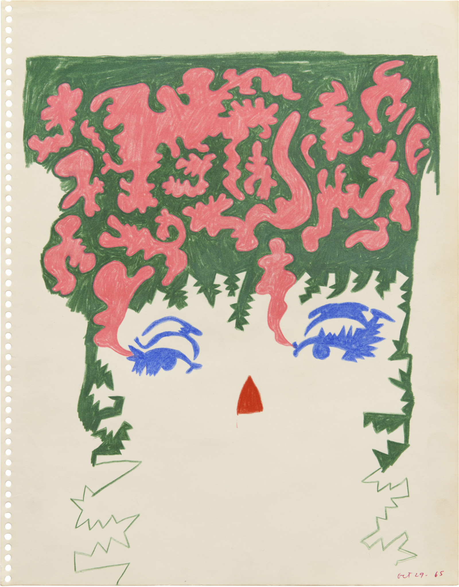 Drawing, dated September 1 - November 9, 1965